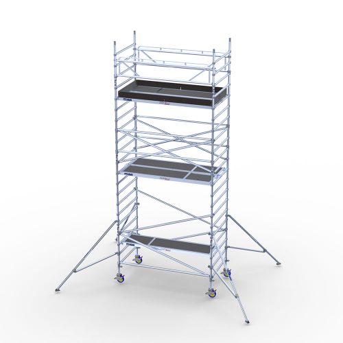 Alumīnija tornis Instant300, platais - darba augstums 7m