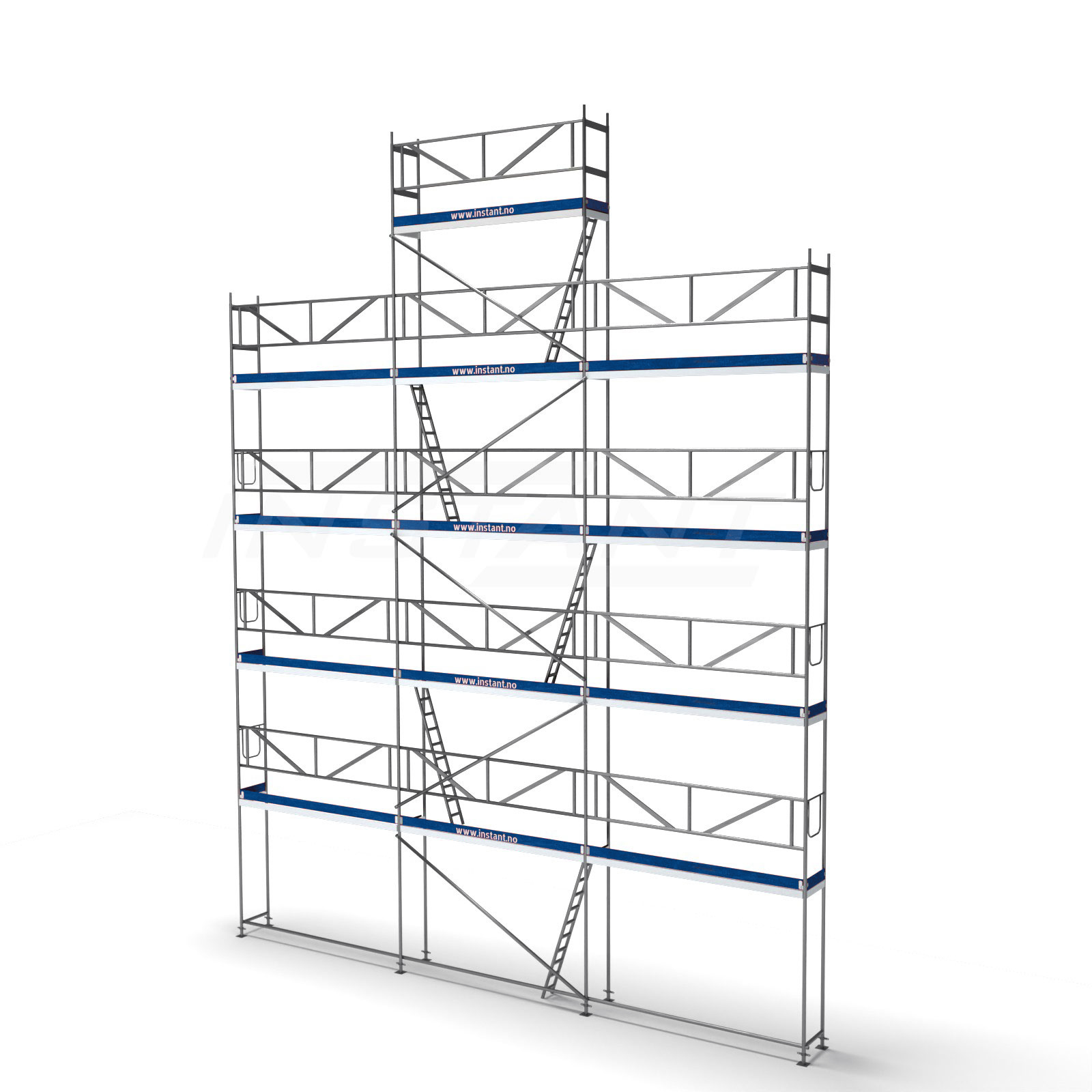 Īpaši lielas fasādes sastatnes 102m2