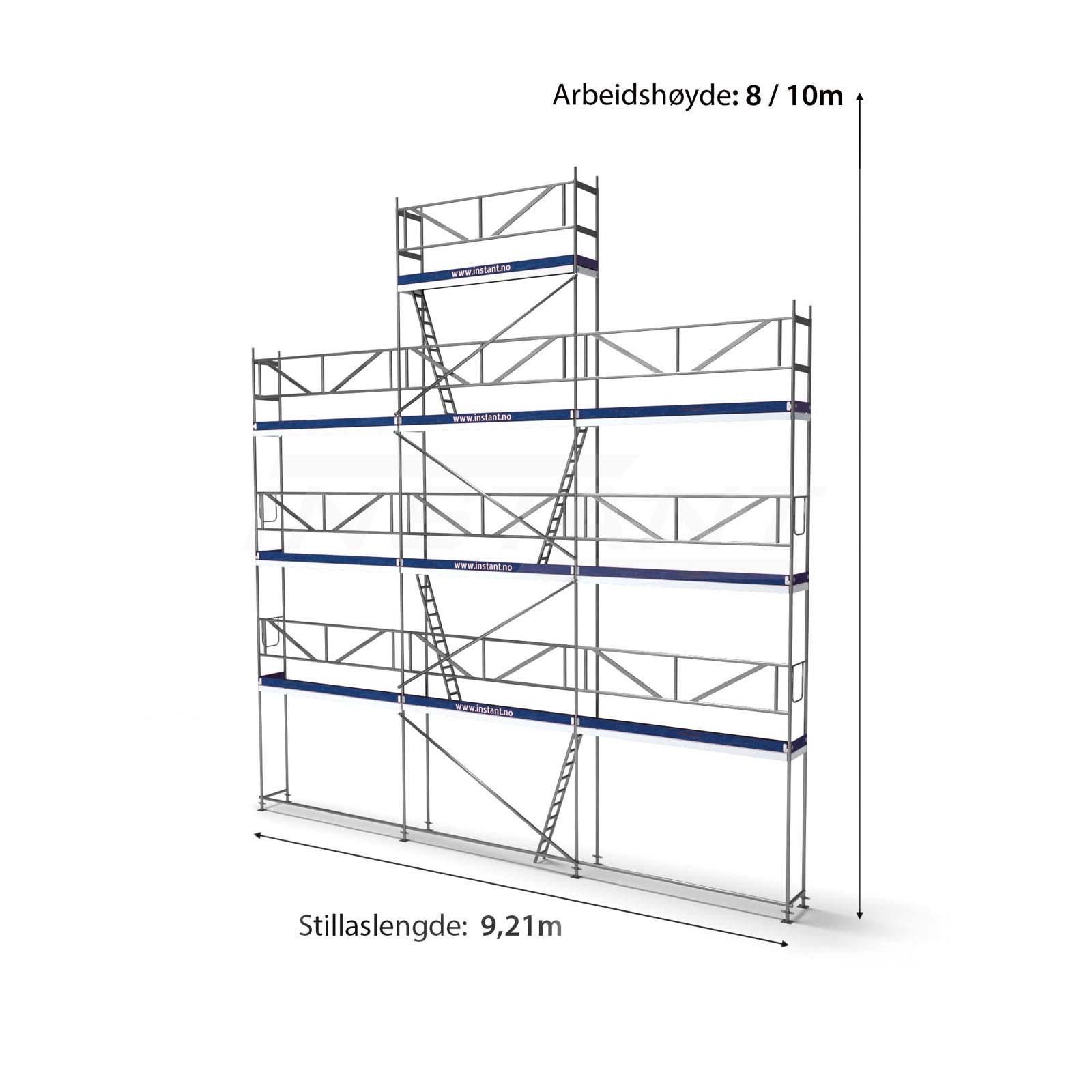 Lauksaimniecības komplekts 101m² ar sastatņu piekabi - Image 3