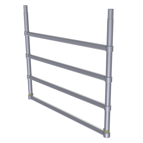 Vertikālais rāmis, plats, 4 pakāpieni