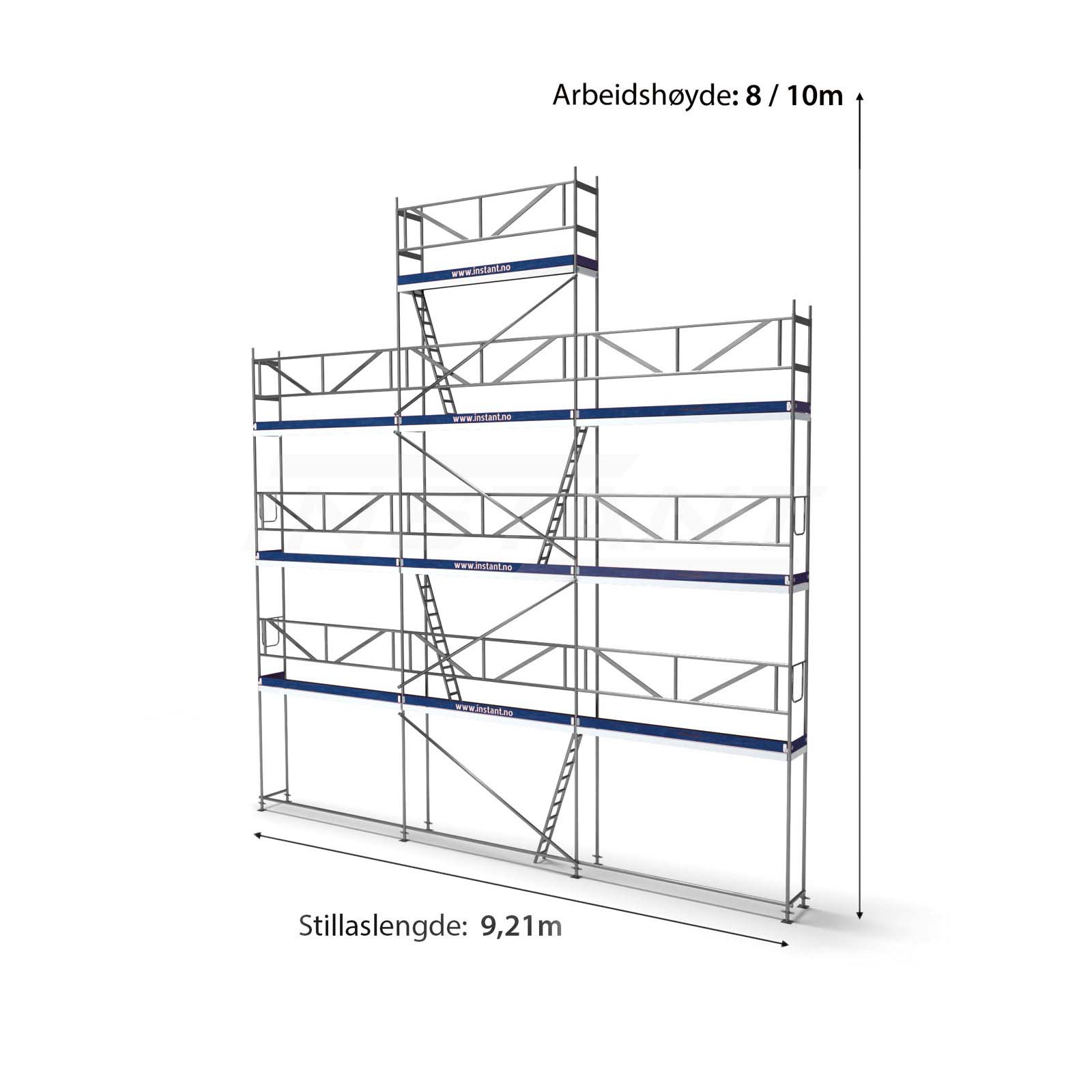 Lauksaimniecības komplekts 101m² ar sastatņu piekabi - Image 3