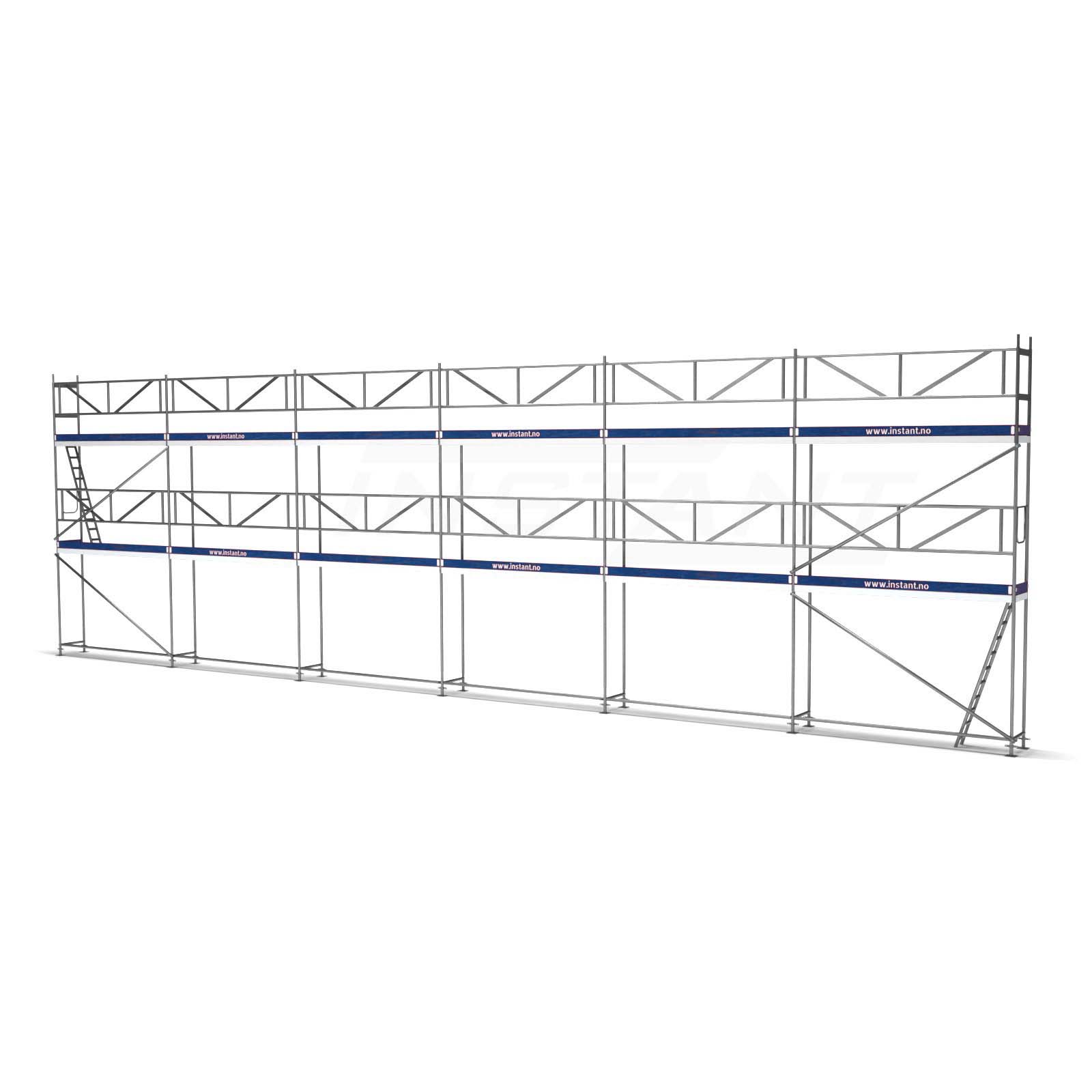 Sastatņu piekabe ar 101 m2 sastatņu komplektu - Image 3